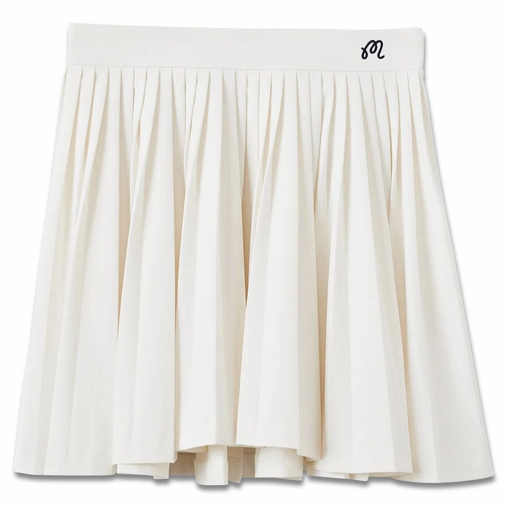 Cozy Vibe Fade Resistant Malbon Kate Golf Skirt White - SU23 Women