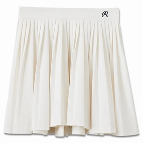Malbon Kate Golf Skirt White - SU23 Women Easy Movement Clean Lines