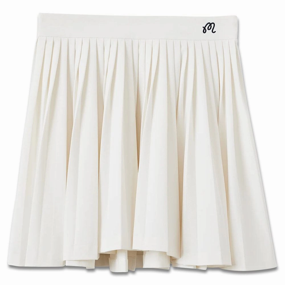 Travel Friendly Malbon Kate Golf Skirt White - SU23 Women