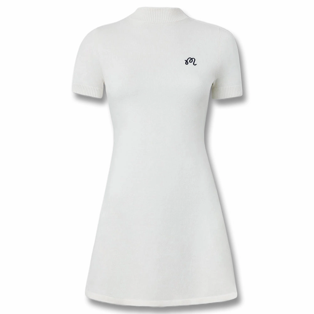 countryside Silky texture Malbon Lauren II Golf Dress Ivory - SS25 Women