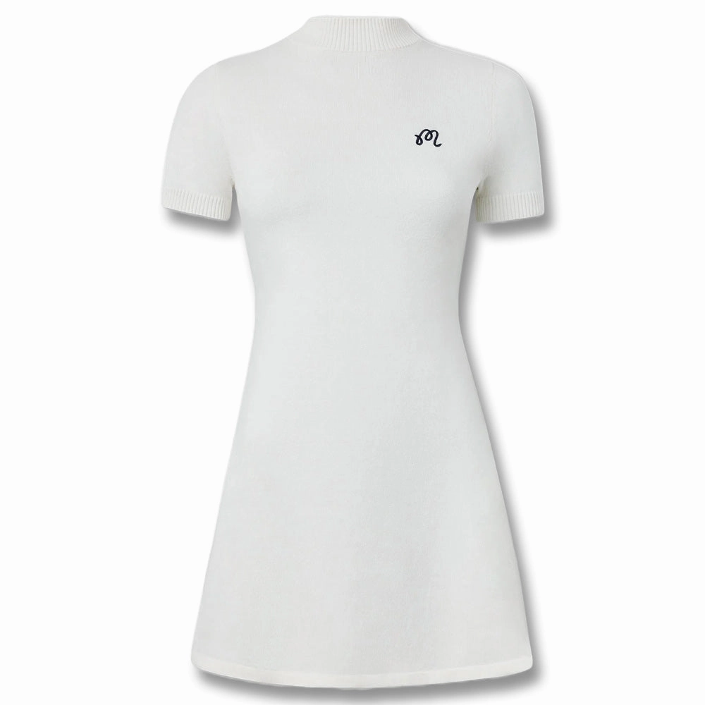 Dinner Outfit Clean Lines Malbon Lauren II Golf Dress Ivory - SS25 Women