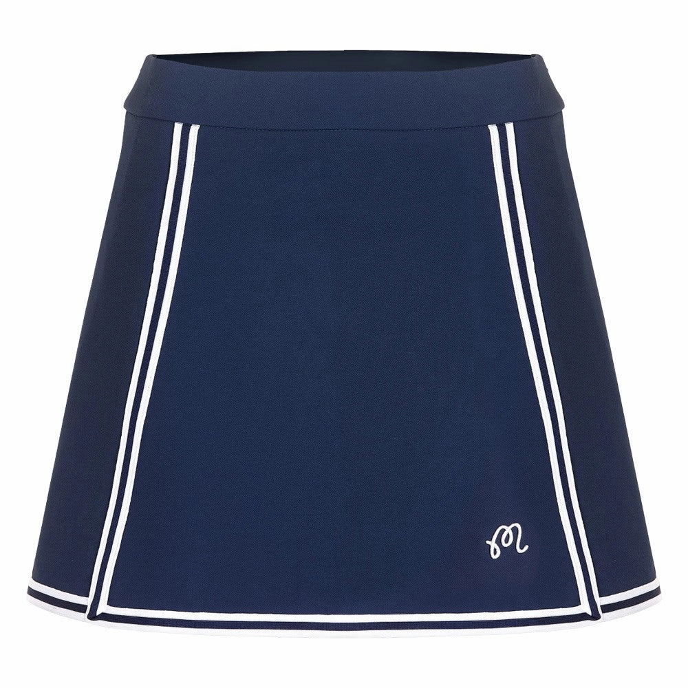 Invisible Seams Malbon Lia Golf Skirt Navy - SS25 Women