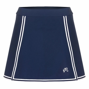 Soft Vibe Plus size option Malbon Lia Golf Skirt Navy - SS25 Women