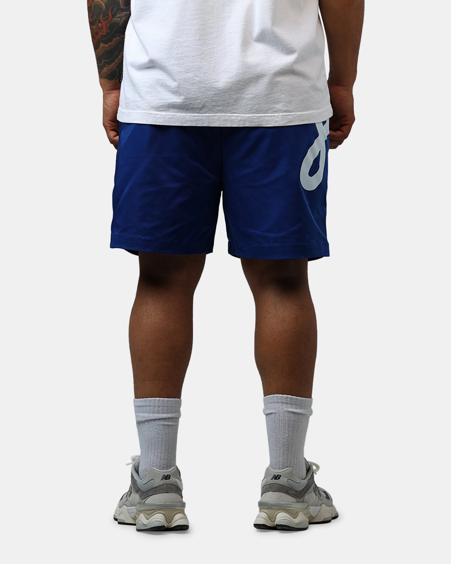 Flexible Design Malbon Menton Nylon Shorts Blue