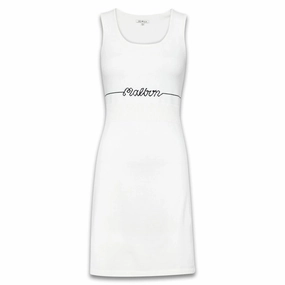 Malbon Sylvia Golf Dress Snow - FW23 Women Silk Flow