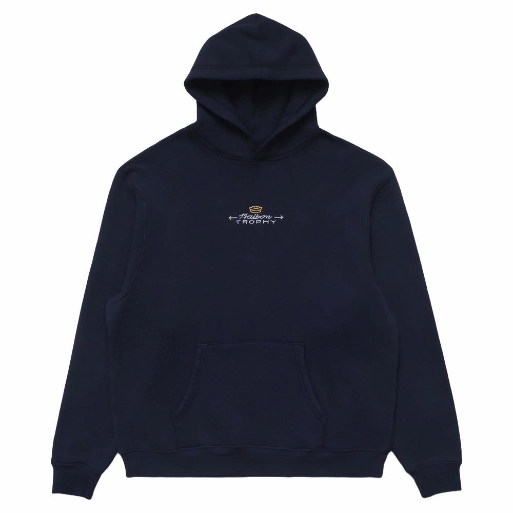 Malbon Trophy Hoodie Golf Jacket Navy - FW24 Men location