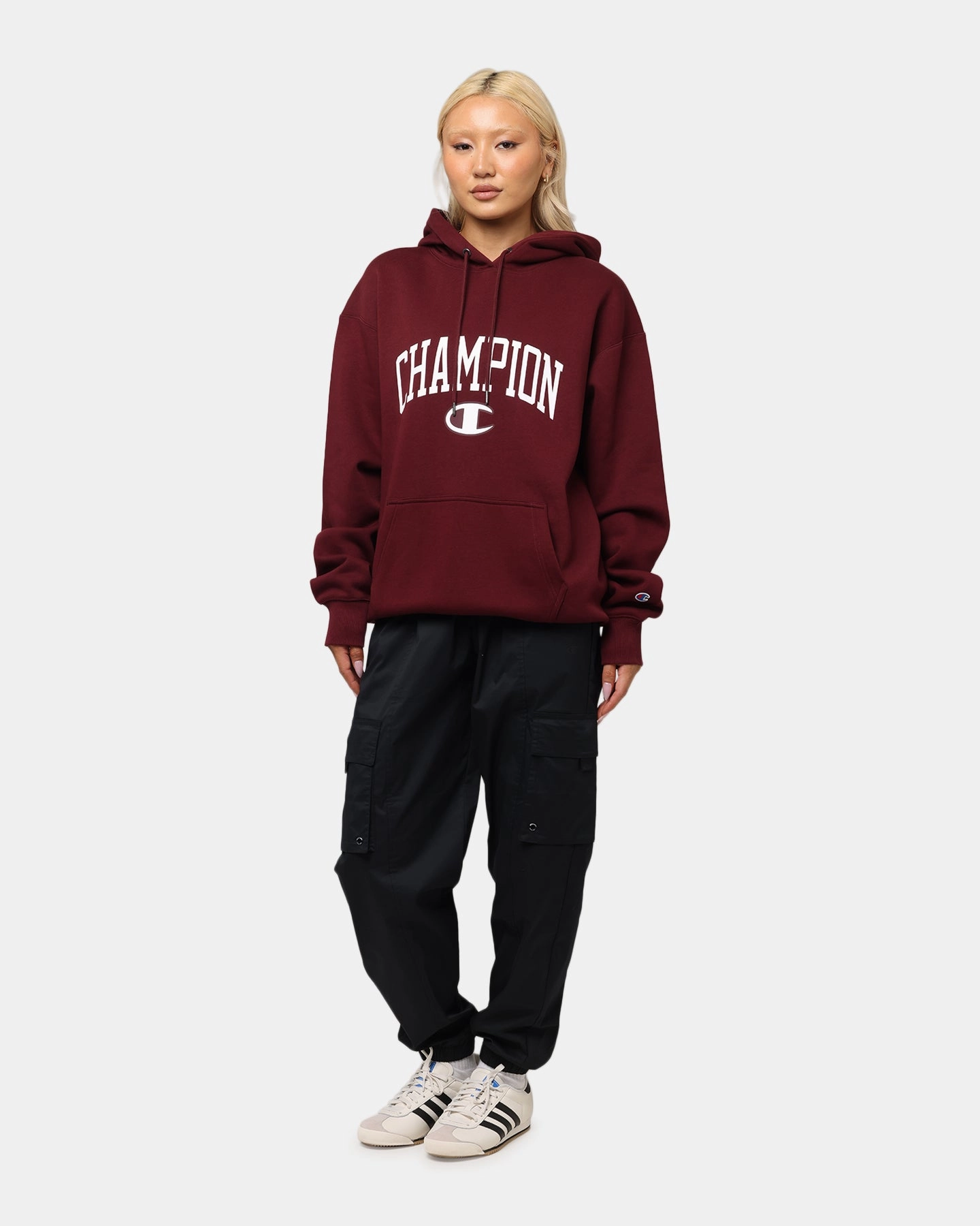 Champion Rochester Graphic Hoodie Red Fast Fit