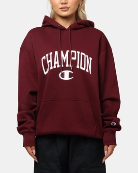 Quality Assurance Trail Comfort Champion Rochester Graphic Hoodie Red