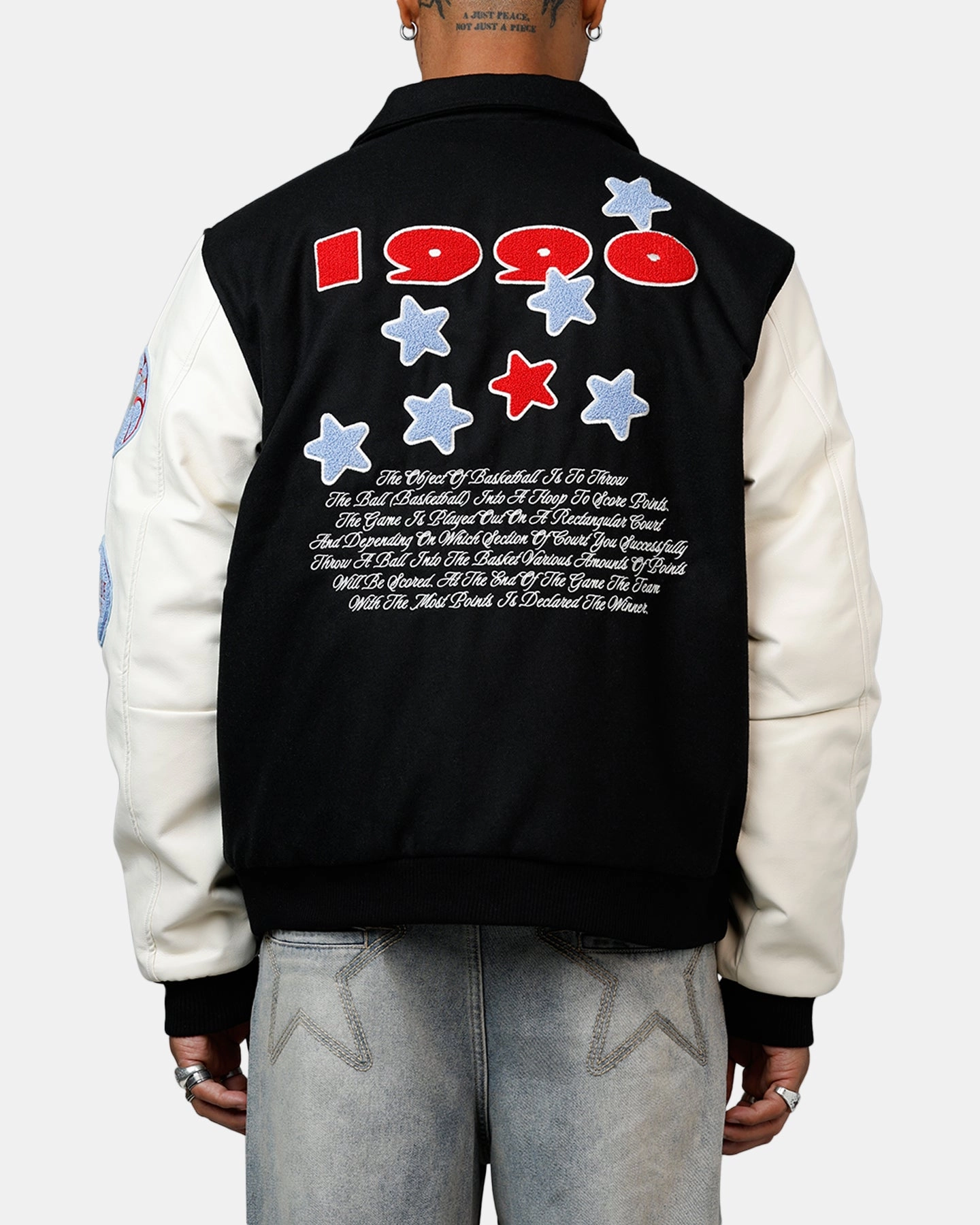 motorcycle Street Ready Market 1990 Varsity Jacket Multi