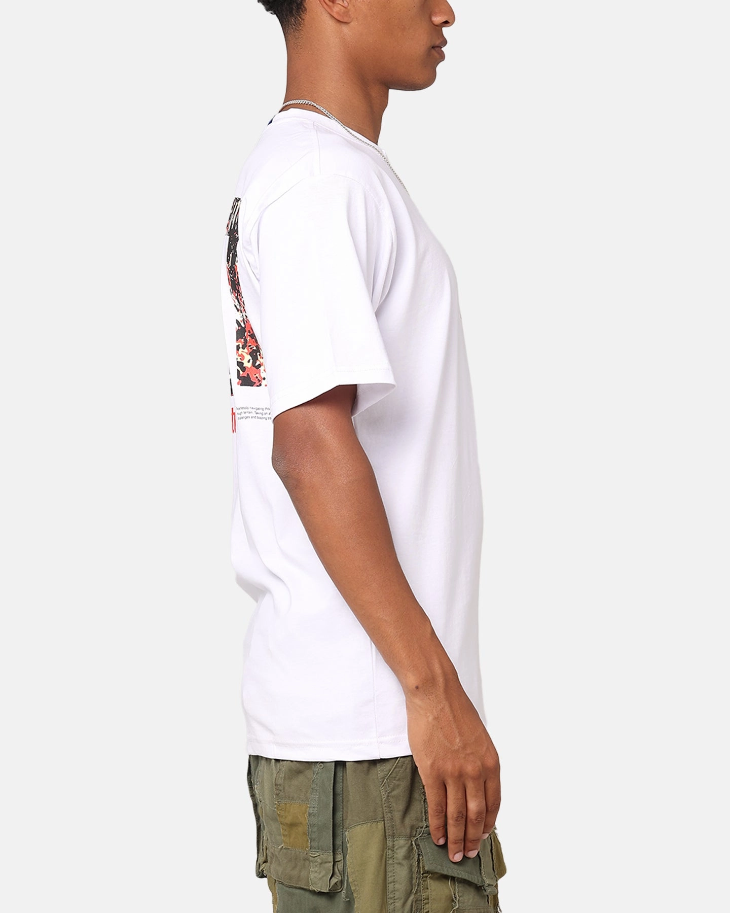 Geometric precision NeutralTonesCollection Market Adventure Team T-Shirt White