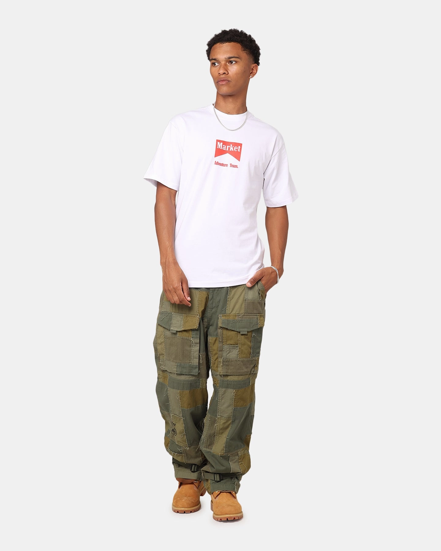 Market Adventure Team T-Shirt White Breathable apparel