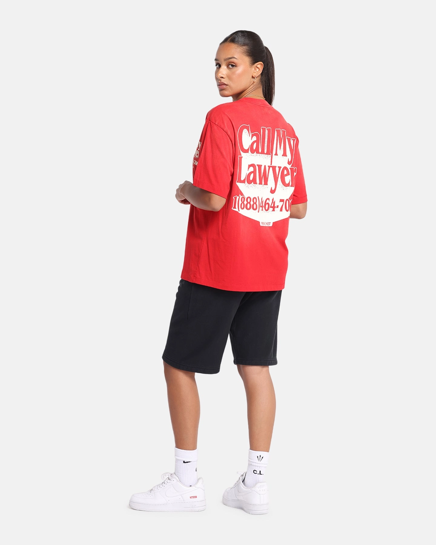 Market Call My Lawyer 3D T-Shirt Red Soft and Lightweight