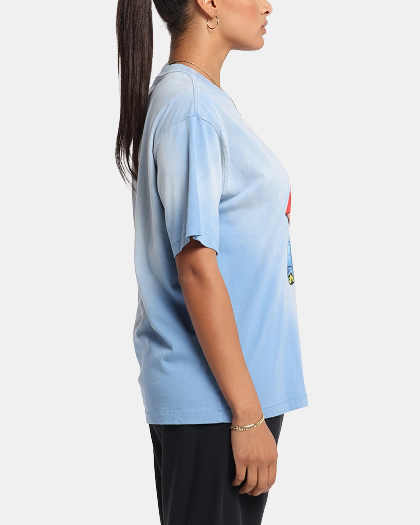 Weekend Essential Market Fit Check Bear T-Shirt Sky Blue