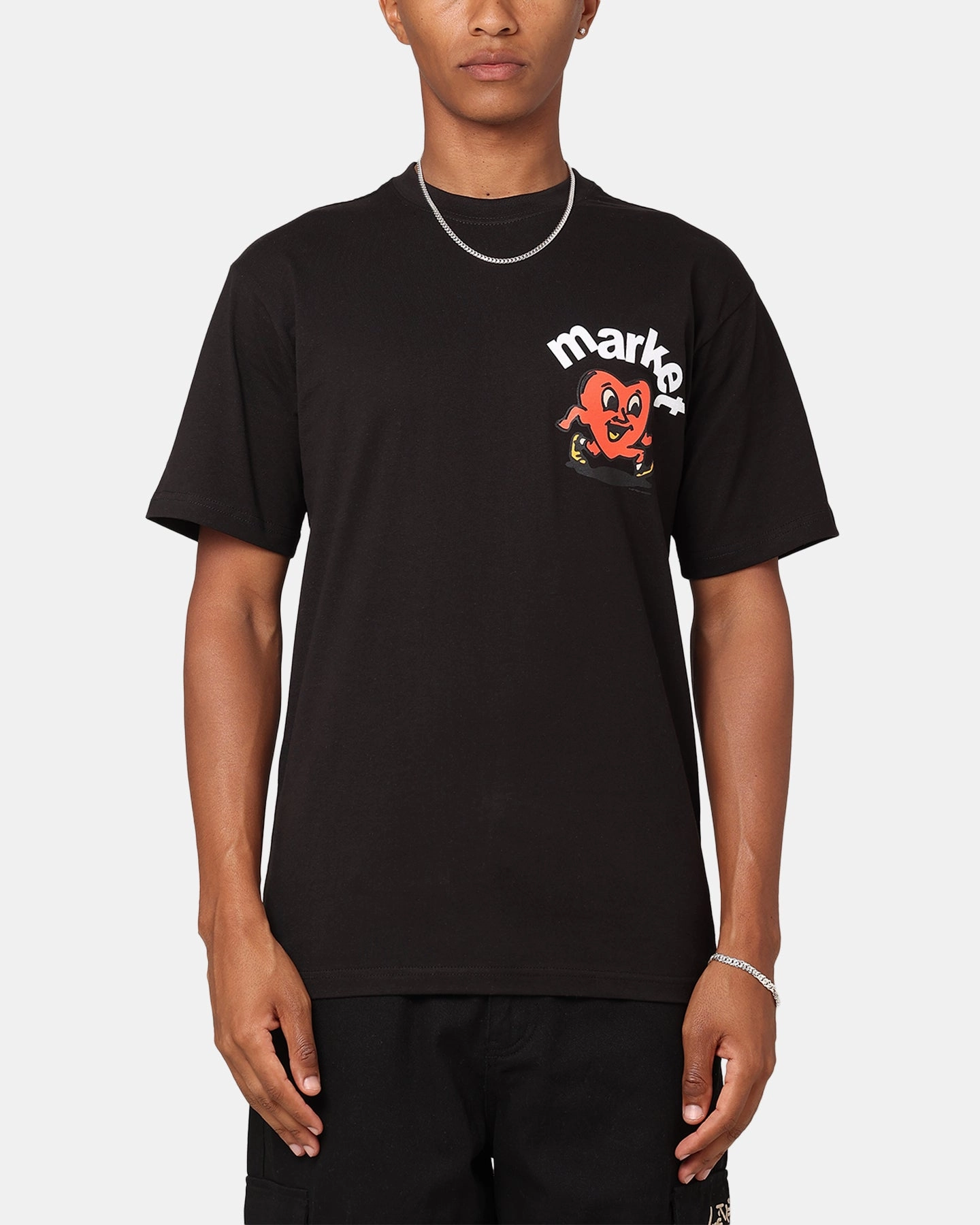 Essential Piece suitable for all genders Market Fragile T-Shirt Black