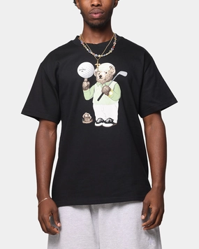 Layered Wear Durable Material Market Par 5 Bear T-Shirt Black