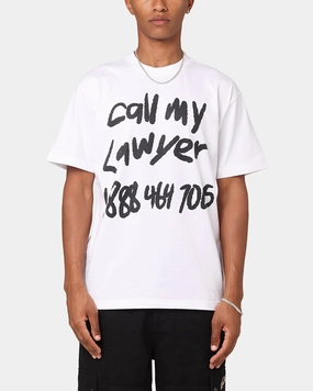 Market Scrawl My Layer T-Shirt White Taped Neckline Everyday Trend
