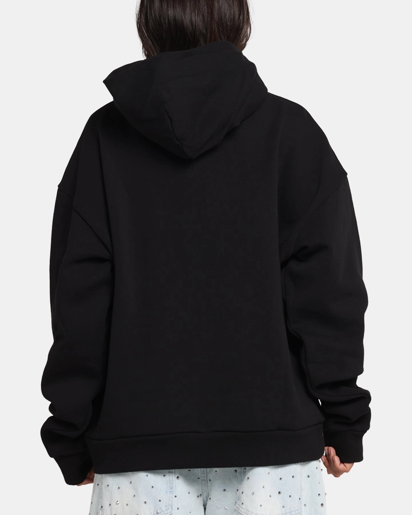Market Smiley Lockup Hoodie Black Fashion Layer High Durability Weave