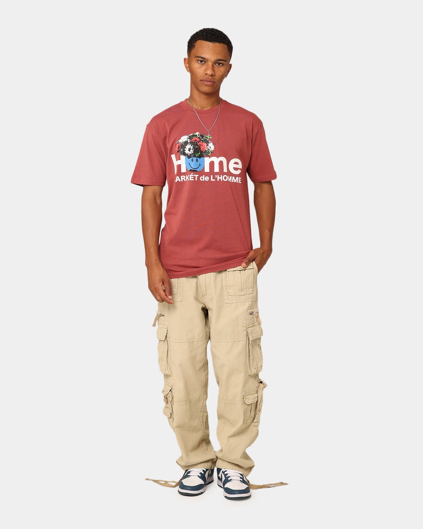 Market Smiley Market De L'Homme T-Shirt Berry Summer Wear