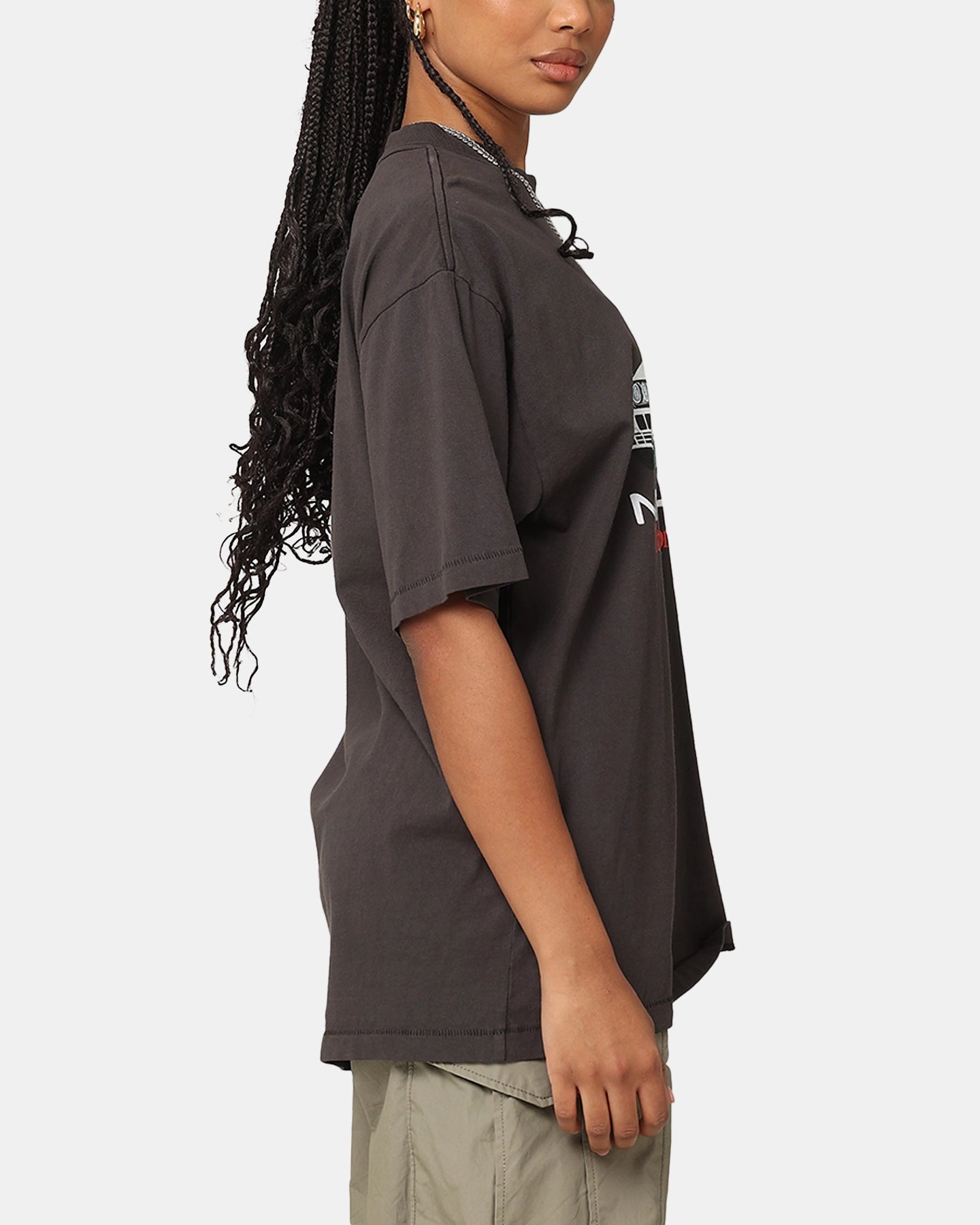 Market Ultimate Rally T-Shirt Washed Black Soft Texture layerable