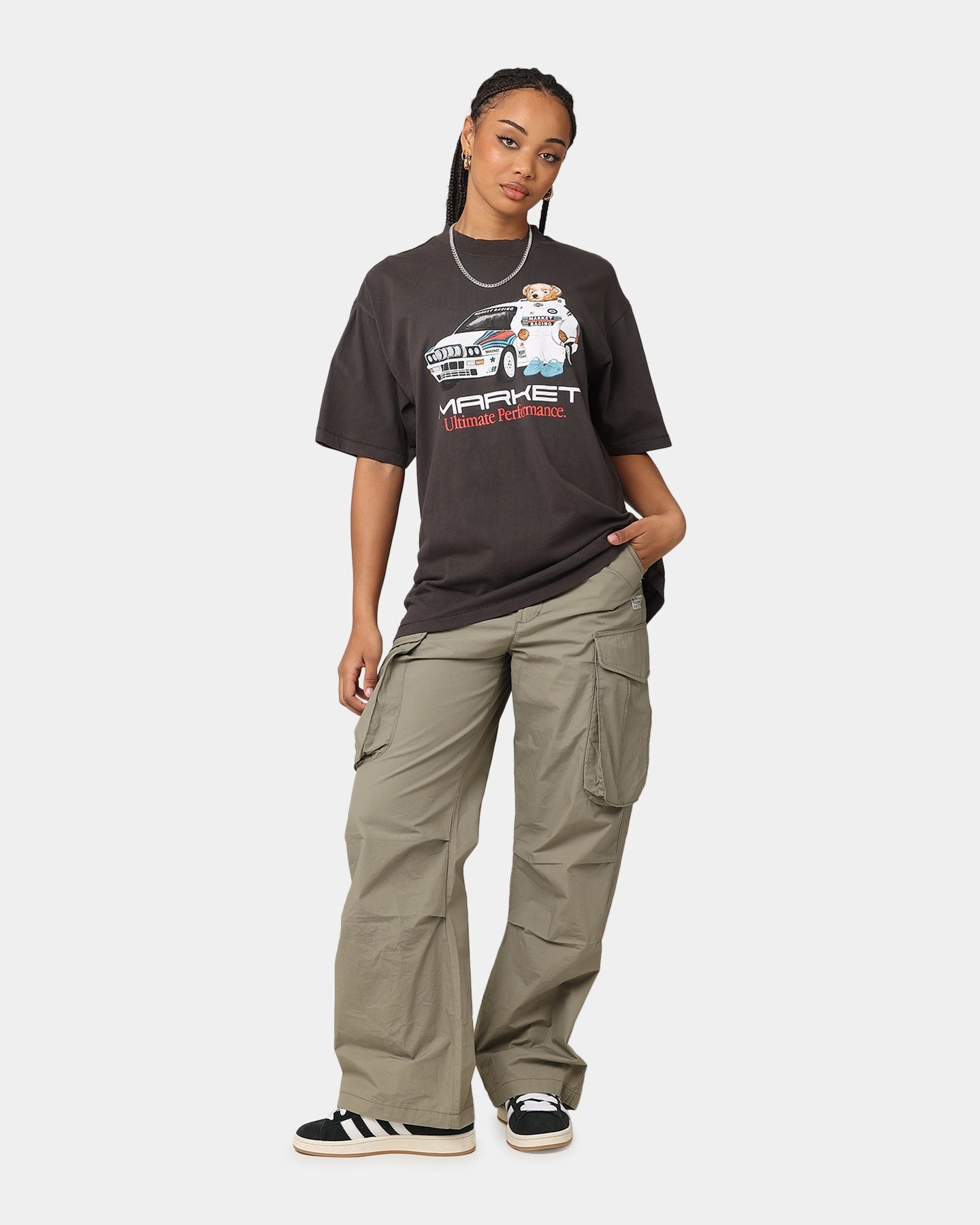 Casual Chic Look Cozy Feel Market Ultimate Rally T-Shirt Washed Black