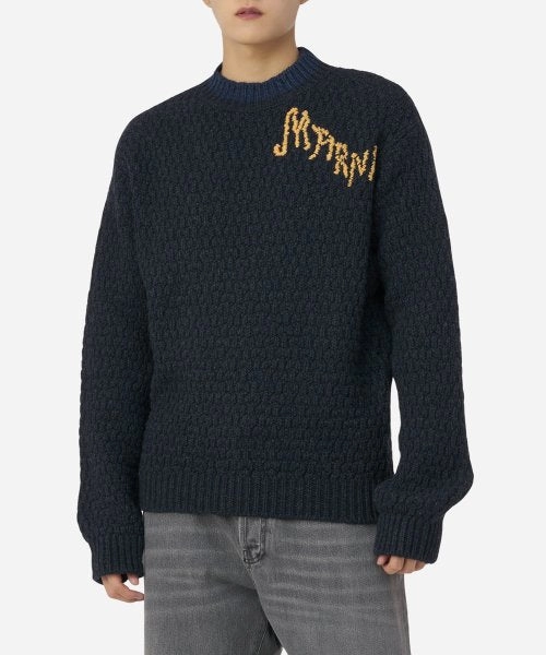 Brand Reputation Marni Roundneck Sweater 'Ink'
