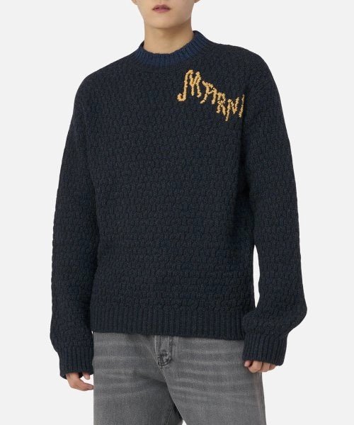 Modern Sporty Marni Roundneck Sweater 'Ink'