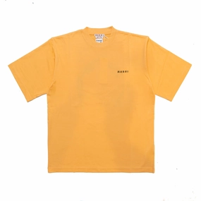 MARNI Whirl T-Shirt 'Tangerine' Flexible Shoulder Seams