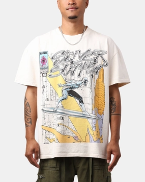 Marvel Silver Surfer Heavyweight T-Shirt Off White Breathable Layer