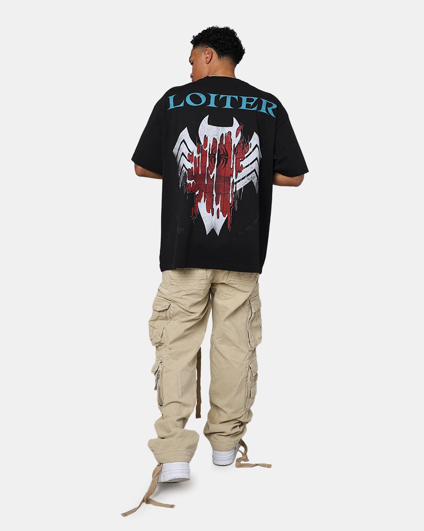 Marvel Spider-Man Symbiote T-Shirt Black Casual Chic Casual Comfort Top