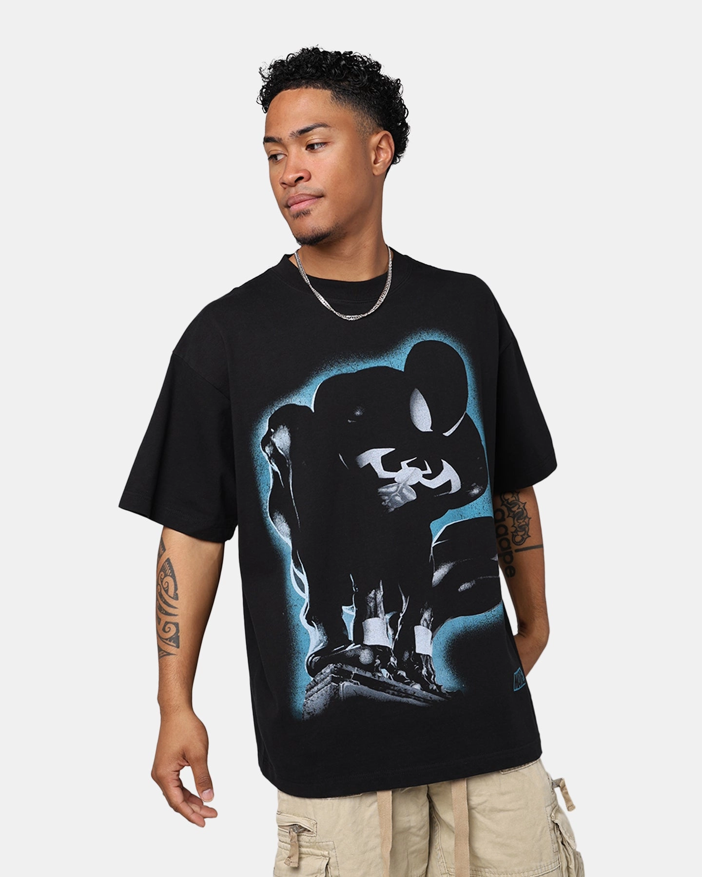Marvel Spider-Man Symbiote T-Shirt Black Collared kids'