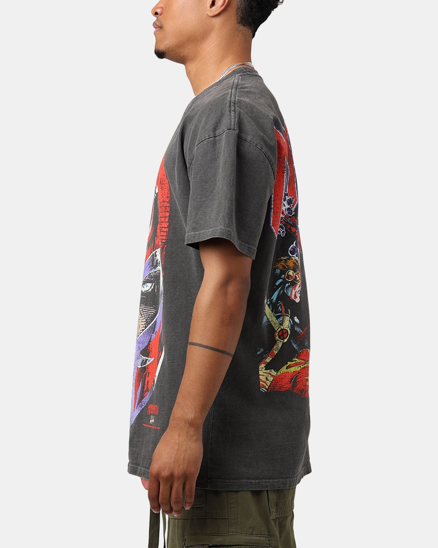 Marvel X-Men Magneto Heavyweight T-Shirt Black Wash Soft And Comfortable