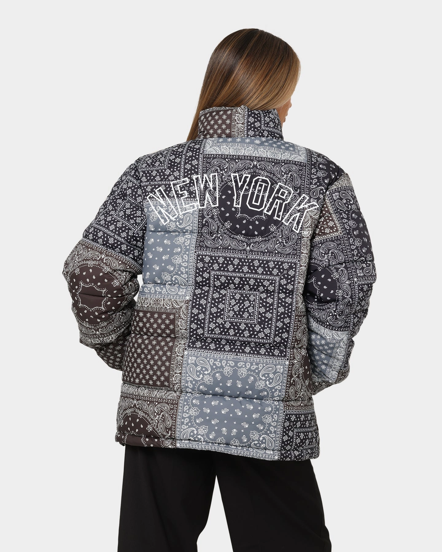 Majestic Athletic New York Yankees Bandana Paisley Jacket Tonal Aop Paisley Soap