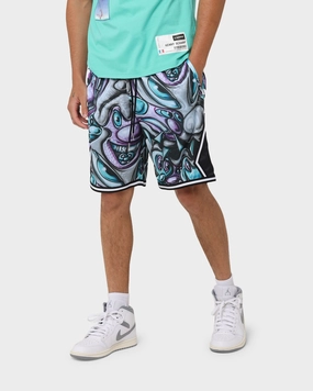 Carr?? X Kenny Scharf Krunch Time Ball Shorts Black Airflow channels