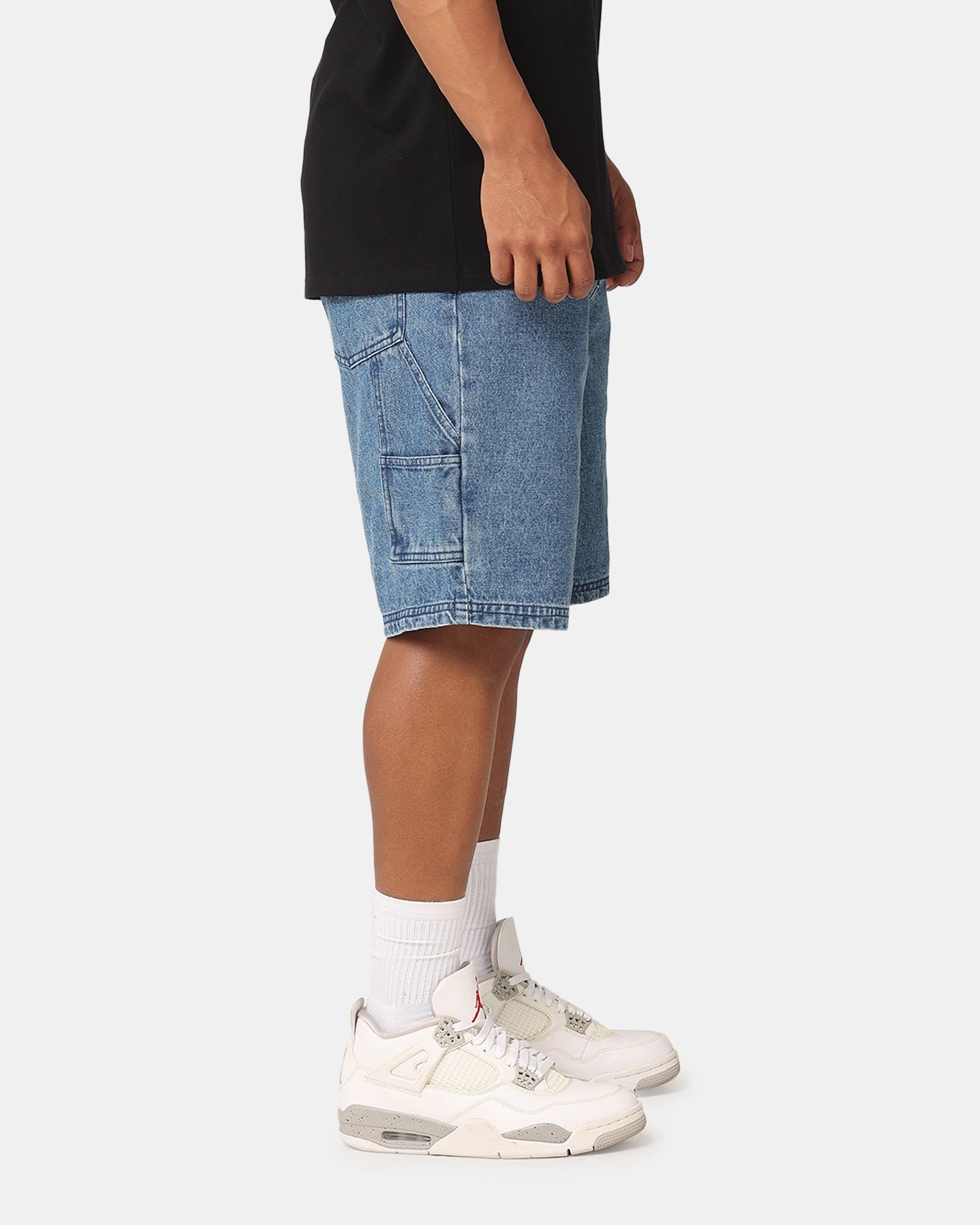 Daily Use Carre Carpenter Jorts Mid Blue Denim