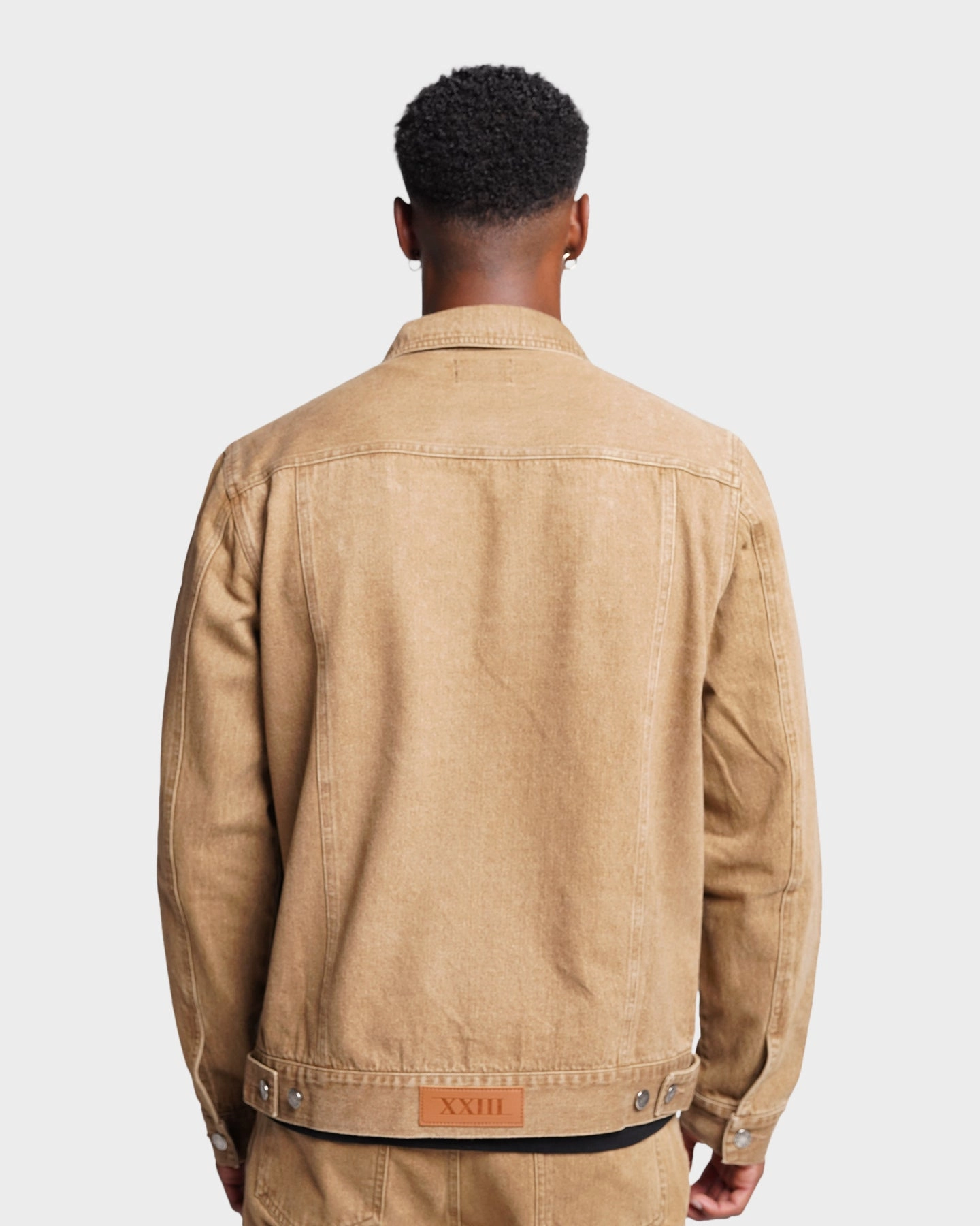 Lightweight insulation XXIII Gabriel Washed Denim Jacket Washed Brown
