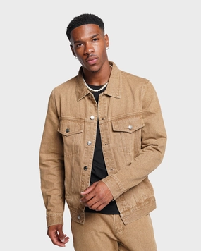 XXIII Gabriel Washed Denim Jacket Washed Brown library