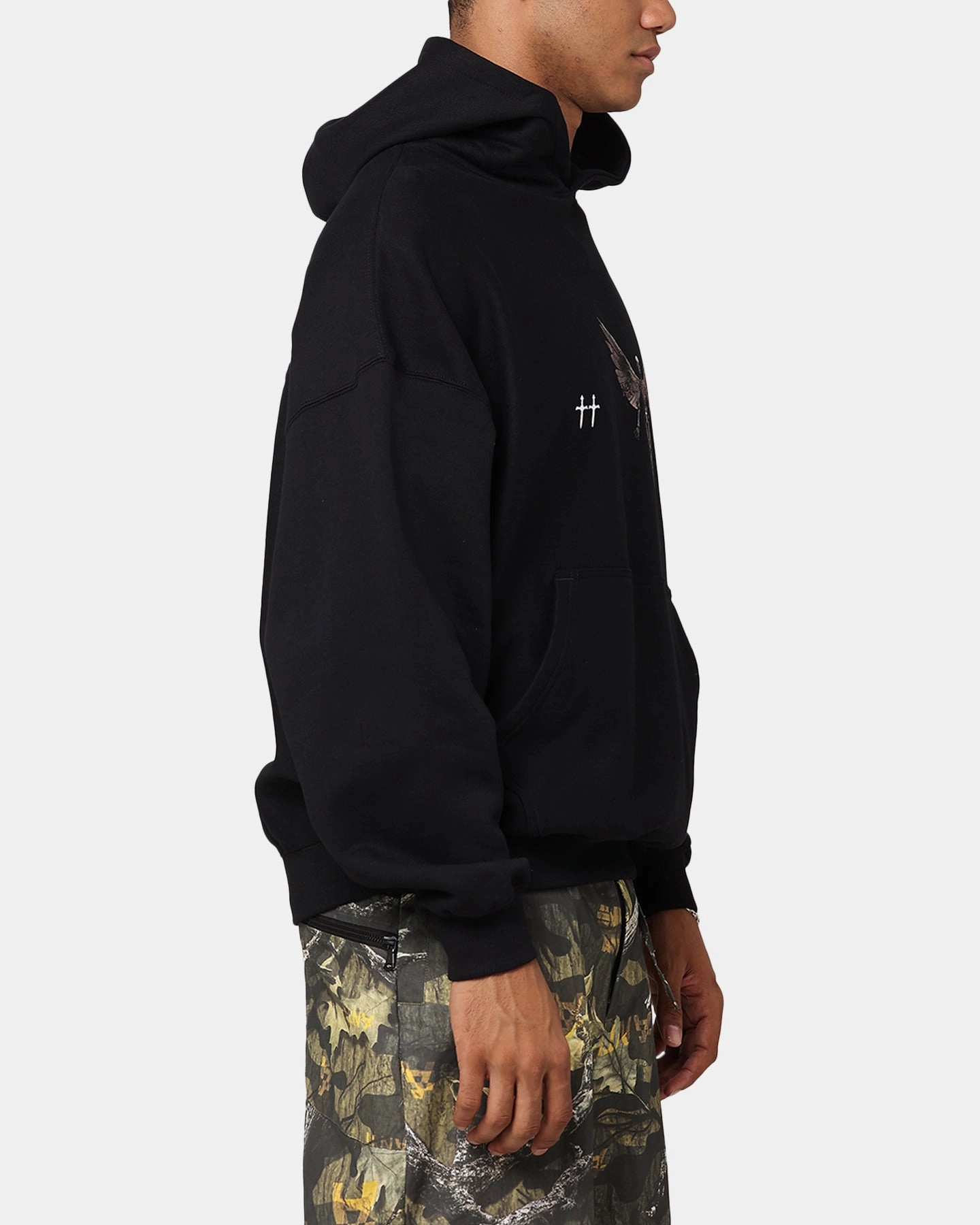 Triumph Pub Saint Morta Momento Mori Hoodie Black