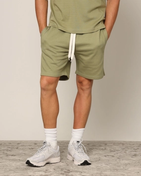 Carr?? Blanc Classic Sweat Shorts Military beauty industry