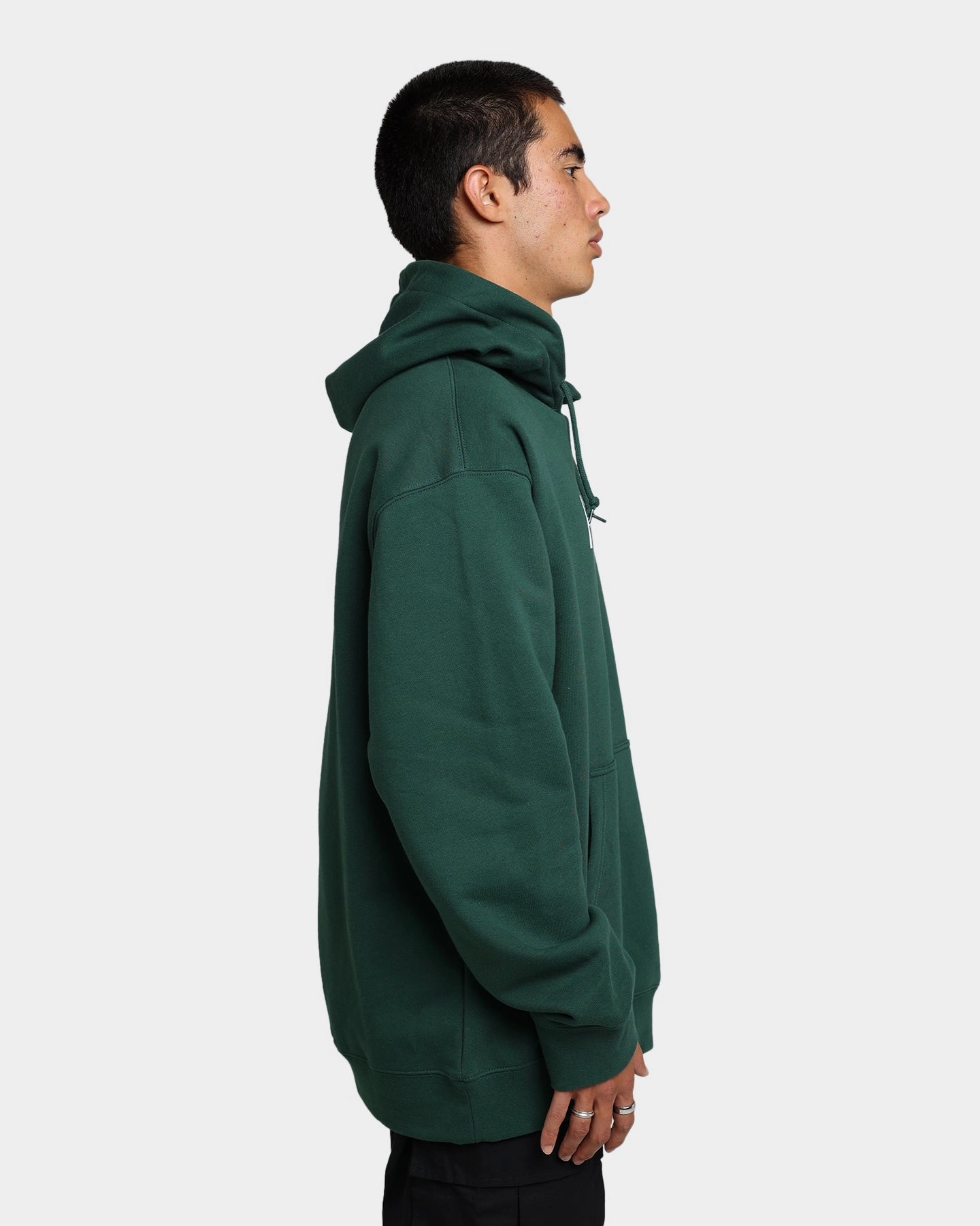 Modern Look HUF Essentials OG Logo Hoodie Forest Green