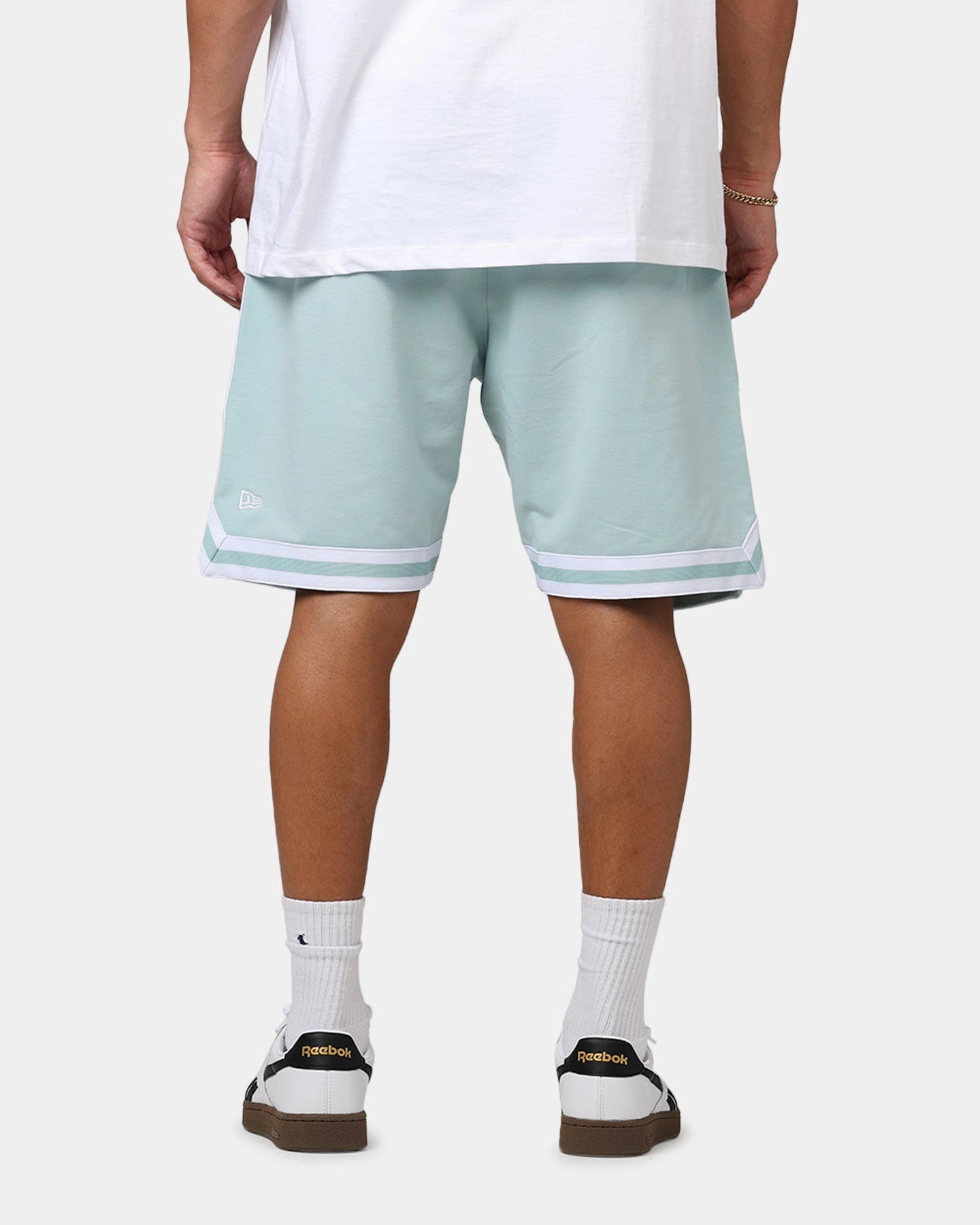 Convertible Length LaserCutEdging New Era Atlanta Braves 'Logo Select Mint' Shorts Mint/White