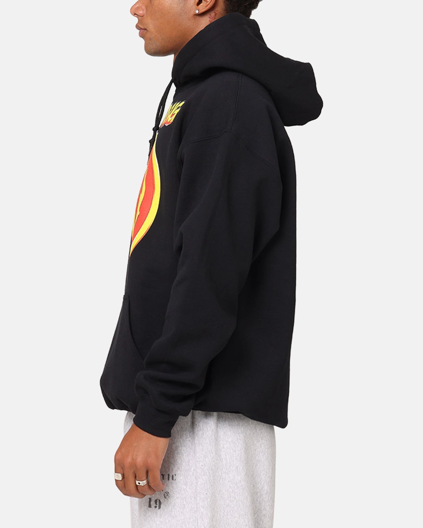 Drop Hem The Offspring Offspring Logo Hoodie Black