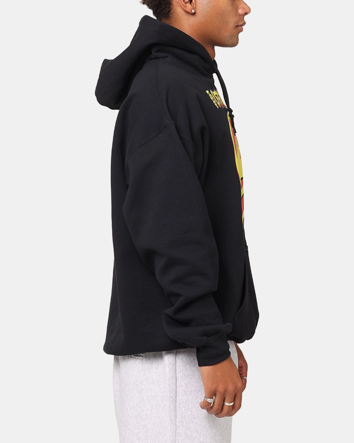 Quick Drying Fabric rigid use The Offspring Offspring Logo Hoodie Black
