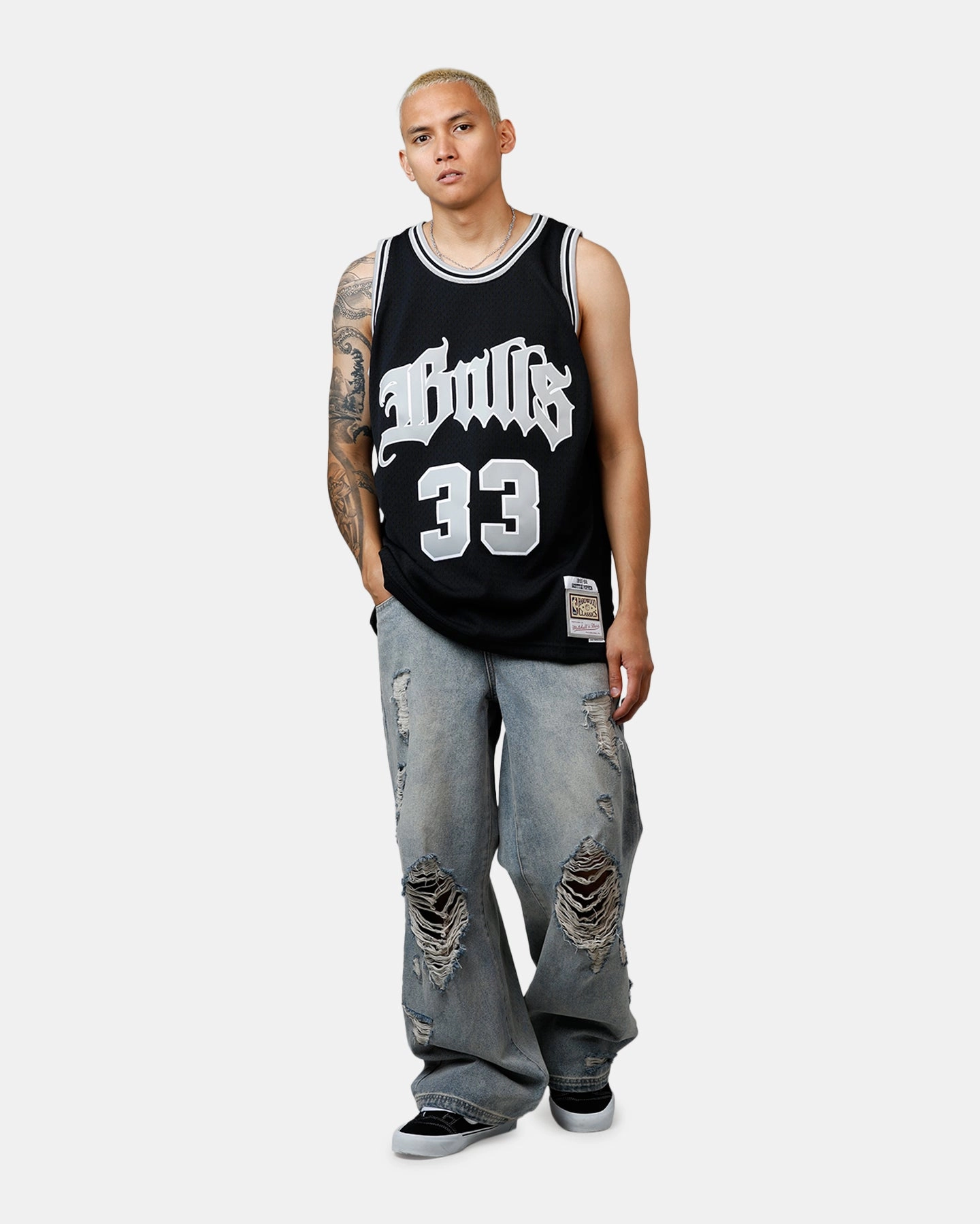 Mitchell & Ness Chicago Bulls Scottie Pippen Bulls Are Back Jersey Black Active Wear