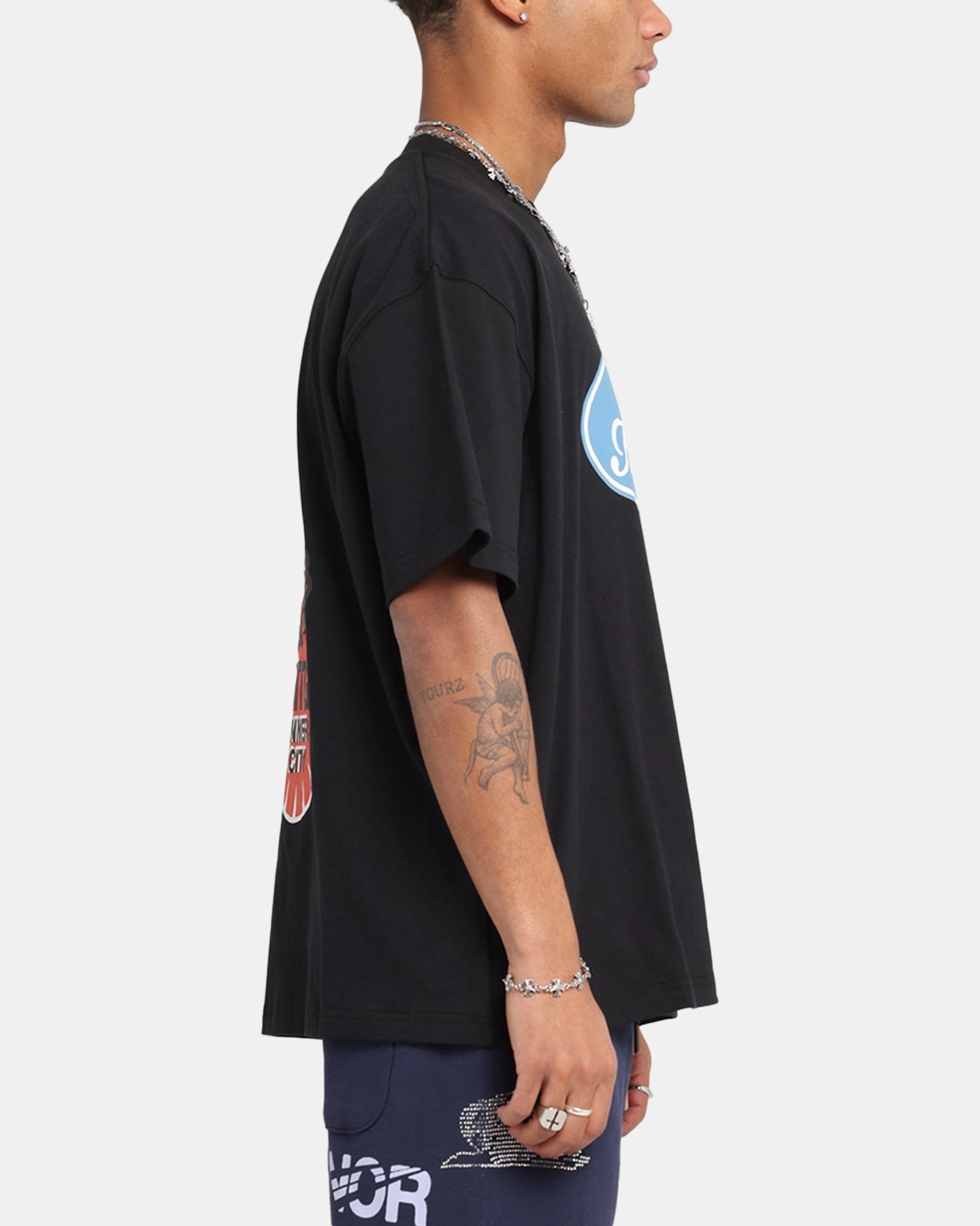 Honor The Gift Auto T-Shirt Black Wrinkle Resistant Material Casual Comfort Look