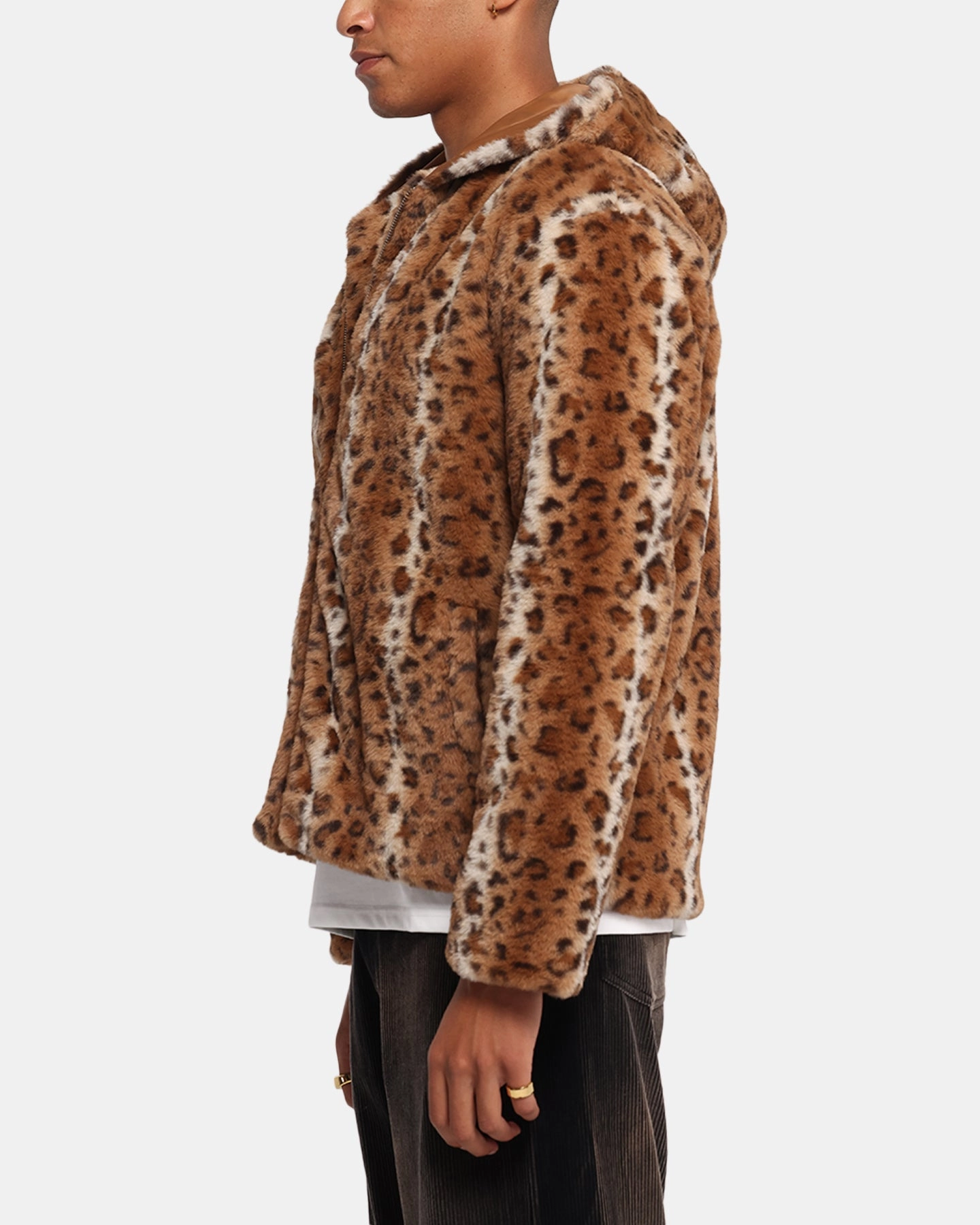 Warning XXIII Leopard Fur Jacket Leopard