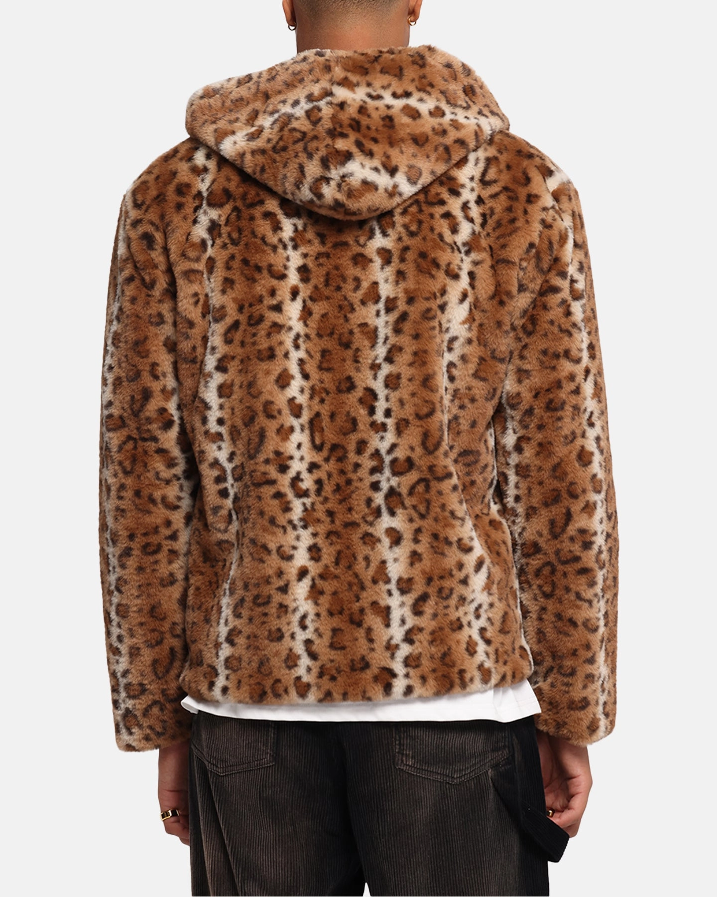 Removable Inner Layer XXIII Leopard Fur Jacket Leopard
