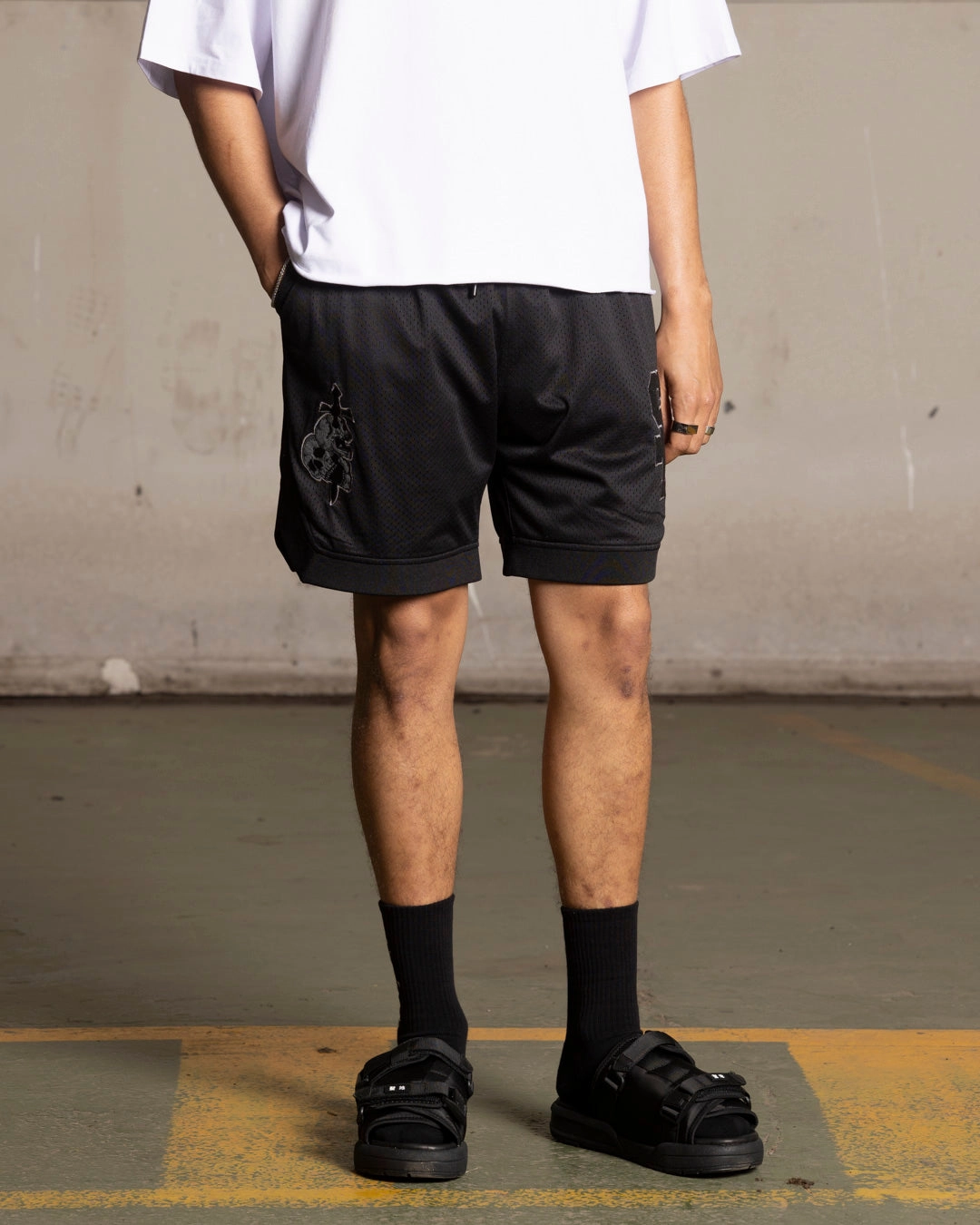 Saint Morta La Rambla Basketball Shorts Black Cool Basic