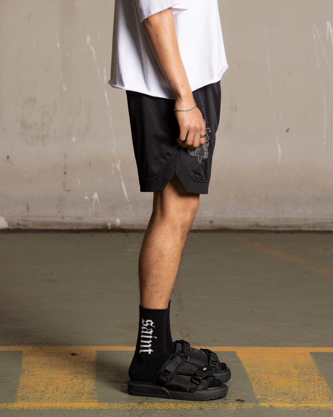 Saint Morta La Rambla Basketball Shorts Black camisole