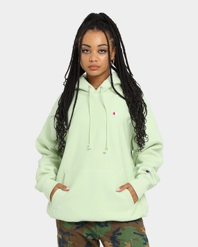Noise Free Movement Champion Reverse Weave Small C Hoodie Mint To Green