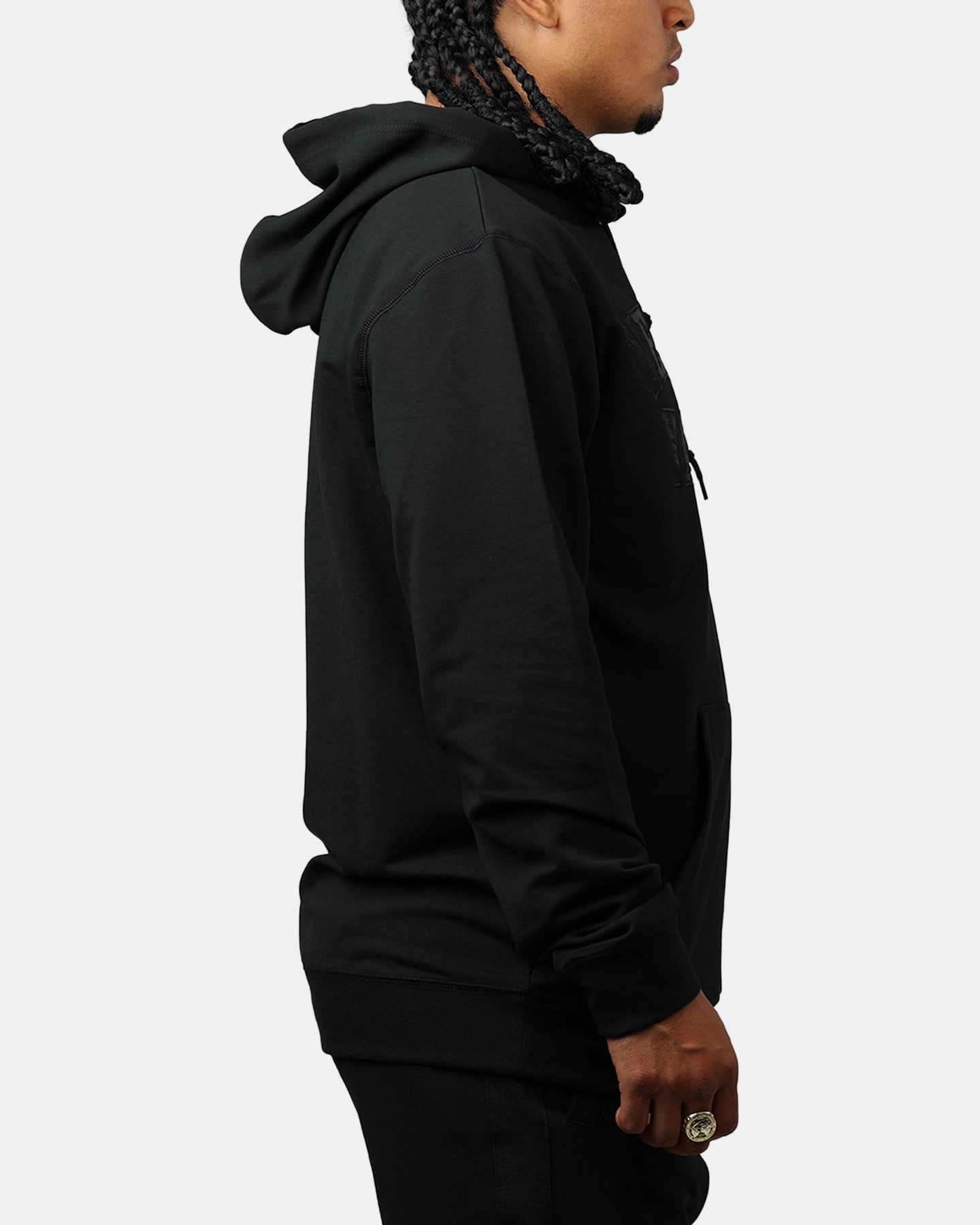 ConvertibleCollar New Era New York Yankees Logo Select Hoodie Black/Black